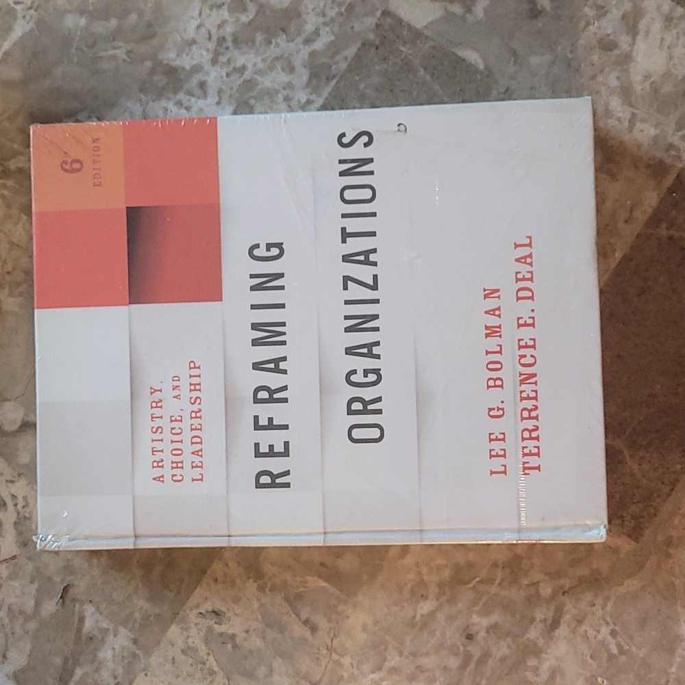 Reframing Organizations Coffee Table Book - White and Red